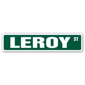 : LEROY Street Sign name kids childrens room door bedroom girls boys 