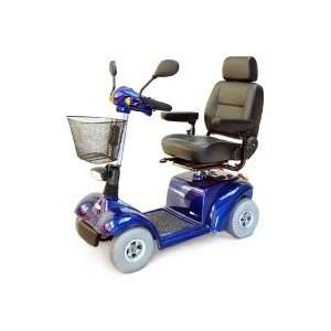 Pilot 2410 Series 4 Wheel Standard Scooter with Captain Seat   Blue 
