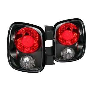 Anzo USA 211028 GMC Sierra Black Tail Light Assembly   (Sold in Pairs)