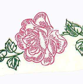 275 Hand Embroidery Patterns Roses Flowers for Pillow Cases  