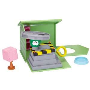  Club Penguin Green Puffle House with Propeller Launcher 