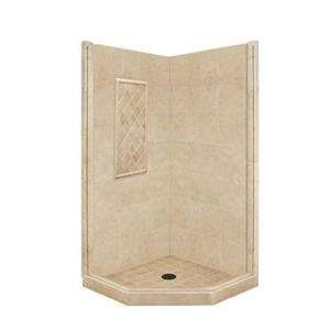    OB 54L X 42W Basic Shower Package with Old World Bronze Accessorie