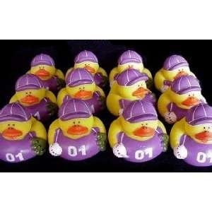   BASEBALL Rubber Ducky Duck Duckie Party Favors: Sports & Outdoors