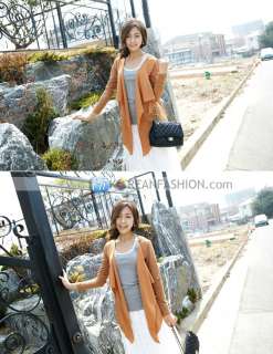 Hi Korean FashionSheer Ruffled Cardigans Woman Belted Cotton Jackets 