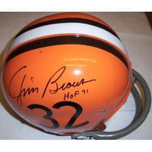 Jim Brown Signed Full Size Authentic Riddell RK Helmet