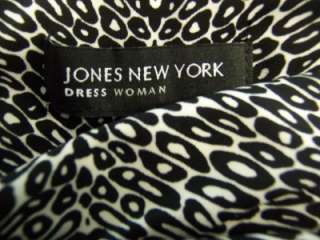 JONES NEW YORK Print Jersey VNeck Cocktail Dress 16 16W  
