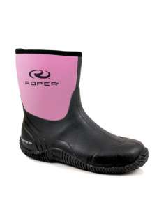 Ladies Roper Barn Boots   Pink/Black   several sizes  