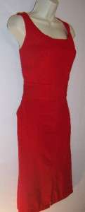   TAYLOR Red Ponte Knit Scoop Neck Career/Cocktail Dress 14 NWT  