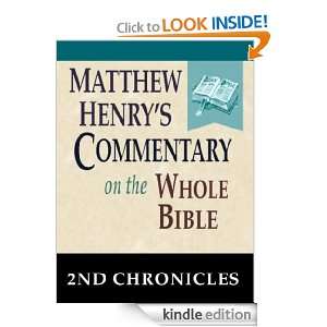 Matthew Henrys Commentary on the Whole Bible Book of 2nd Chronicles 