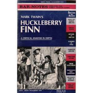   Huckleberry Finn, (Bar notes literature study and examination guides