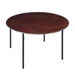   Folding Products Small E Series Round Plywood Core Folding Table: Home