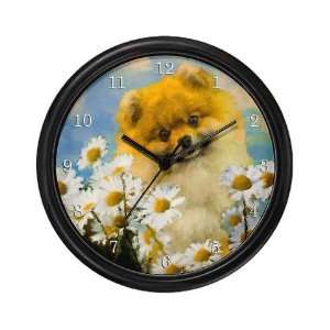  Pomeranian Art Wall Clock by 