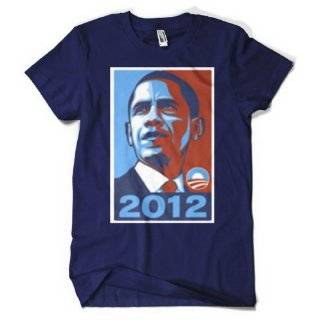 Cybertela Barack Obama 2012 Mens T shirt President Democrat Tees