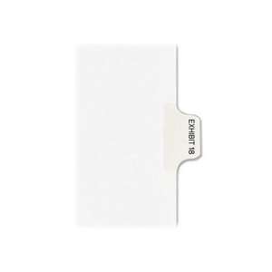 Kleer Fax Numerical Index Dividers