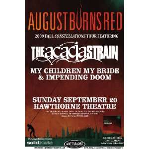  August Burns Red Concert Flyer