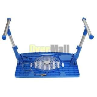 NEW Blue Portable Laptop Computer Table Bed Tray Cooling Table USA 