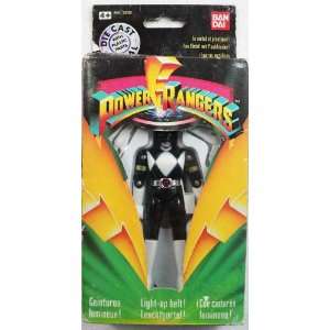   Power Rangers Diecast Black Ranger with Light up Belt action figure