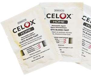 Celox Home 2g One Pack Stops Bleeding Fast Wound Trauma Bandage First 