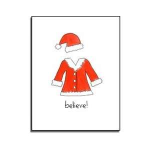    personalized holiday folded cards   santa suit Toys & Games
