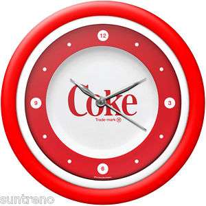 Coca Cola Retro Style 12 Red Neon Wall Clock NIB NEW  