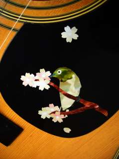 Japanese Bush WarblerInlay Bird Inlay Sticker Decal Guitar Bass  