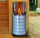   Titan Free Standing Vent Free Fuel Ethanol Fireplace Modern TIT001