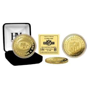 San Francisco 49ers 24kt Gold 2011 Game Coin: Sports 