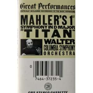  Symphony 1  Titan  Mahler, Walter, Columbia Symphony 