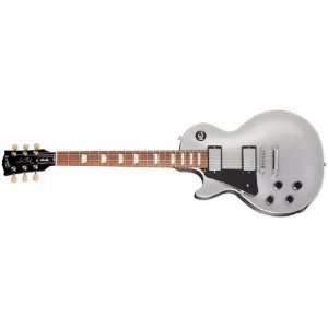  2012 Les Paul Studio Left Handed with Case (Silver Pearl, Chrome 