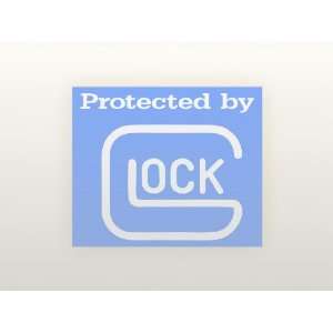  Decal   Protected By Glock   Car, Truck, Notebook, Laptop, iPod, iPad