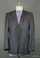   ERMENEGILDO ZEGNA Switzerland All Season Twill Gray 48R Wool Suit e58R