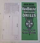 John Deere 1928 Van Brunt Fertiliz Drill Sale Brochure