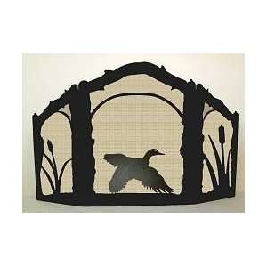   Duck in Flight Fireplace Screen   Arched Top: Home & Kitchen