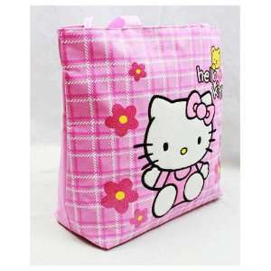  Sanrio Hello Kitty Pink Tote Bag with Yellow Bear: Baby