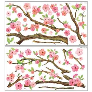 CHERRY BLOSSOM Tree Adhesive Removable Wall Home Decor Accents 