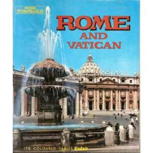 Rome and Vatican 170 Colored Tables Kodak G.P.M. Books