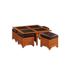  Craftsman Five piece Brunch Table Set: Furniture & Decor