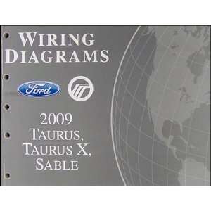  2009 Ford Taurus, Taurus X, Sable Wiring Diagrams Manual 