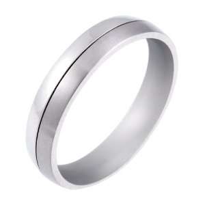  Mens Titanium 5mm Band Ring, Size 11 Jewelry