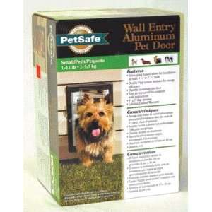   Systems Wall Entry Aluminum Dog Door Small   PPA00 10915: Pet Supplies