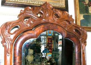 19c Victorian ROSEWOOD CHEST Dresser Vanity GLASS PULLS  
