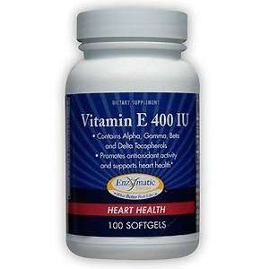  Enzymatic Therapy   Vitamin E 400 IU Health & Personal 