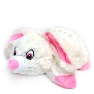  Snow Bunny Pet Pillow Stuffed Animal: Toys & Games