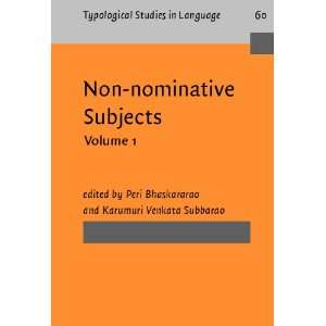  Non nominative Subjects (Benjamins Translation Library 