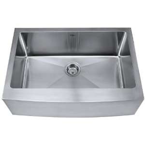   Steel Apron Front Single Bowl Kitchen Sink KHF20030: Home Improvement