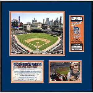   Ticket Detroit Tigers Comerica Park Ticket Frame (Horizontal) Sports