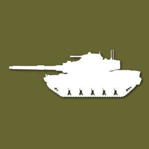 M60 Patton USMC Army Battle Tank Vinyl Sticker VSM60S  