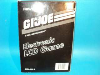 GI JOE ELECTRONIC LCD GAME HAWK BOXED MGA 1990  