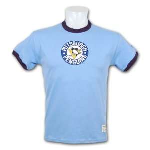  Pittsburgh Penguins Vintage Team Color 1967 Ringer T Shirt 