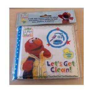   Street Elmos World Lets Get Clean Bathtime Bubble Book Books